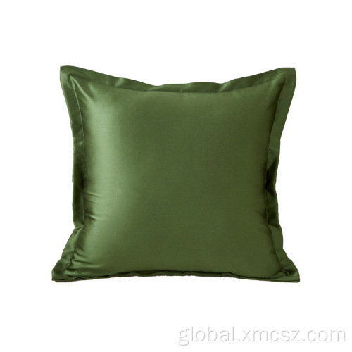 China Multi Color Luxury Satin Silk Stock Cushion Cover Factory